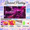 Personalized Gengar Diamond Art Custom Name 5D Diamond Painting Full Drill DIY Craft