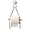 Cotton Thread Hand-woven Paper Holder Nordic Style Tissue Storage Rack  for Rolling Paper