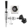 Nitro cold brew Coffee Faucet,304 Stainless Steel Coffee Tap Dispenser with Ball Lock Disconnect Connector,For Stout Beer,Coffee