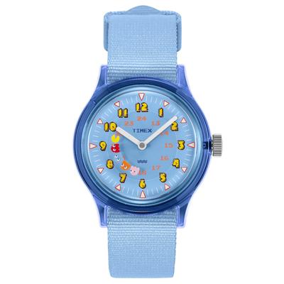Watch PAC MAN Camper Light Blue Dial Resin Plastic Quartz 3 ATM Water Resistant 36MM Watch TW2V94000 Light Blue [TIMEX] [Item]