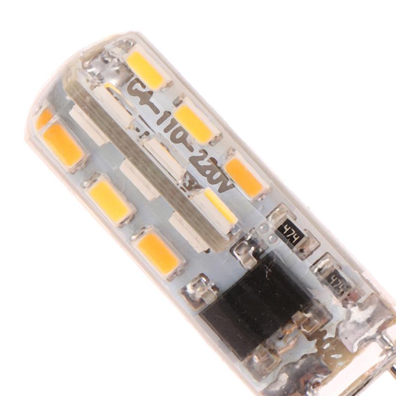 1Pc G4 Led Bulb 1.5W Ac220V Chandelier Light 3014Smd Saving Mini Silicone Lamp 360Beam Angle Halogen Light Spotlight