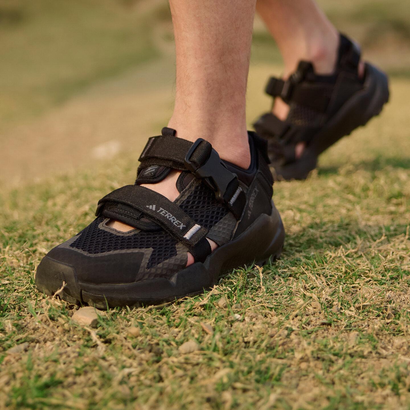 adidas Terrex Hydroterra Sandals Black Grey Four 46