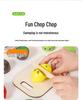 Kids' Wooden Fruit Cutting Toy Set - Educational Role-Play Kitchen Bucket