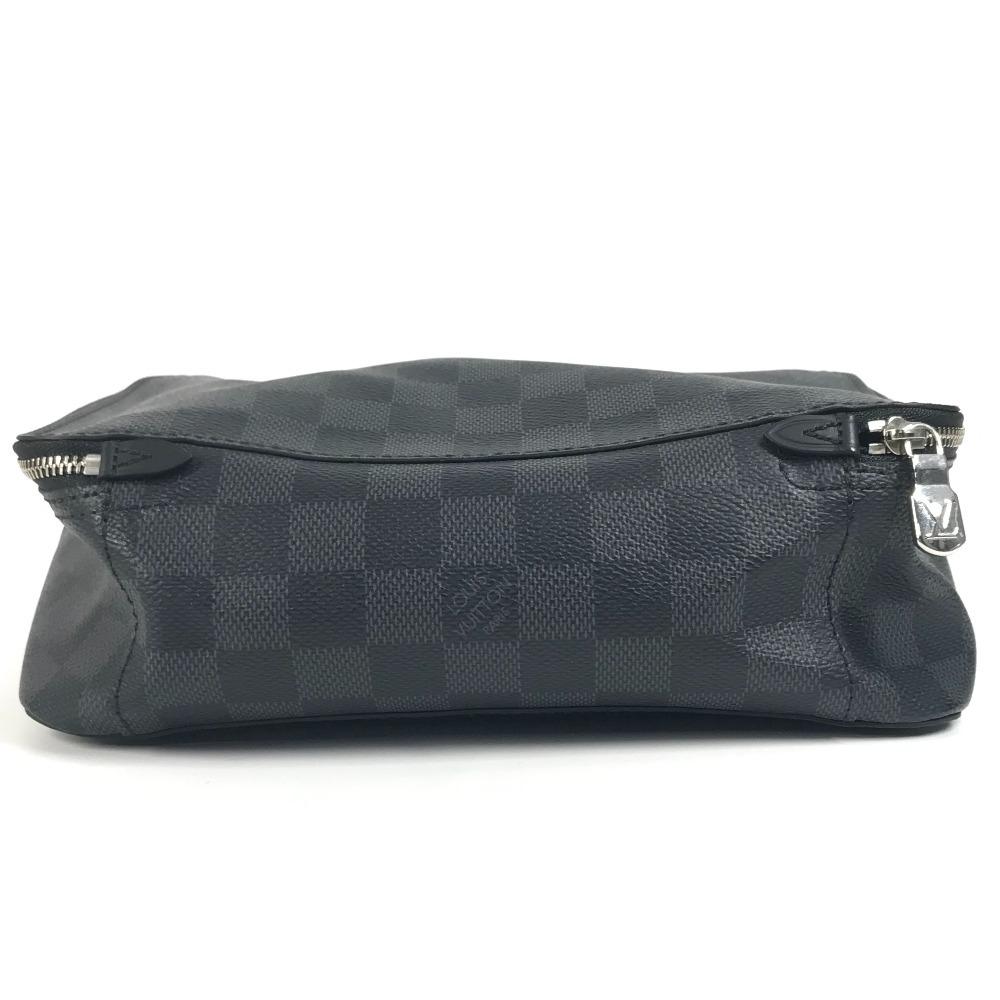Louis Vuitton N40182 Damier Graphite Cuberangemon MM Travel Case Pouch