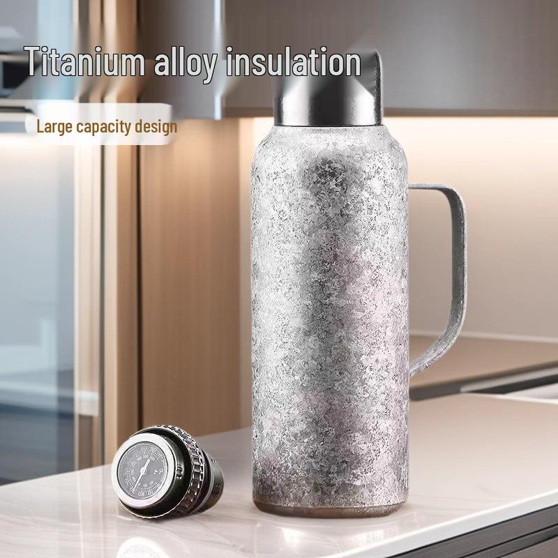 Premium 1000ML Pure Titanium Insulated Water Bottle & Kettle