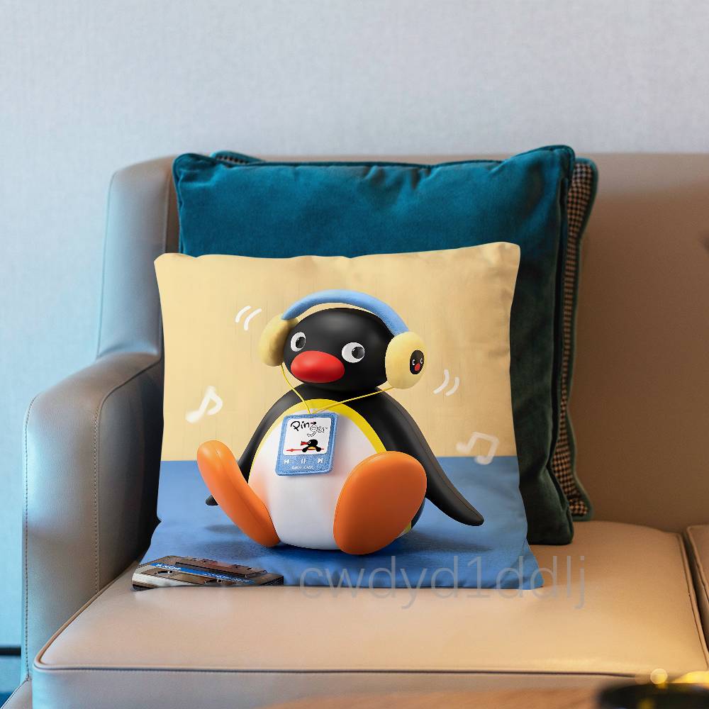 PPINGU Pingu Cute Pillow Case Cover Square Sofa With For Pattern Comfortable Cushion suitable Of Room