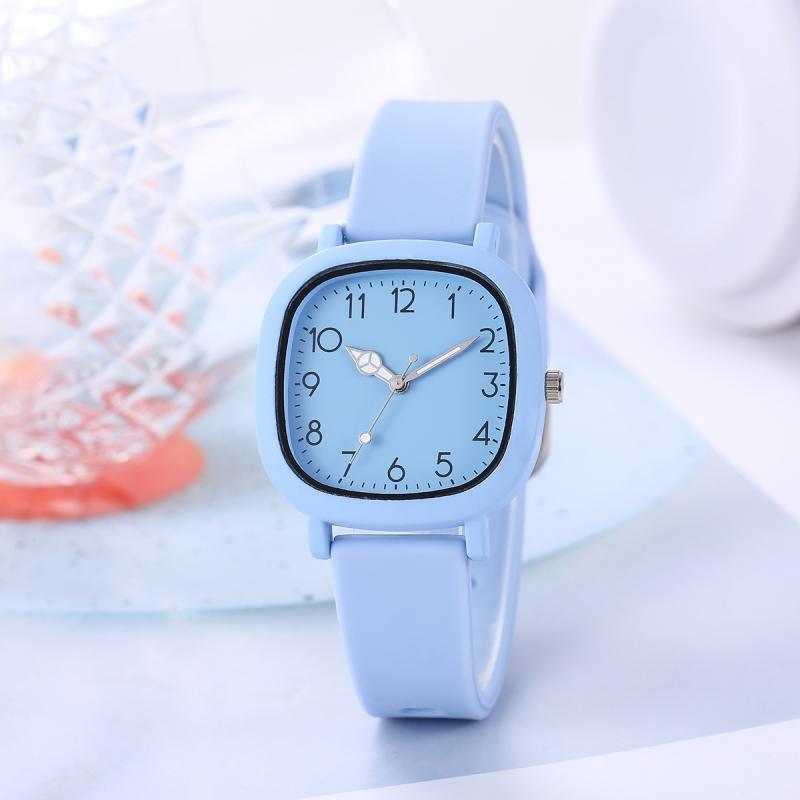 Módní dámské hodinky Silikonový řemínek Náramkové hodinky Quartzové hodinky pro ženy Hodiny Dámské hodinky Dárek Reloj Mujer