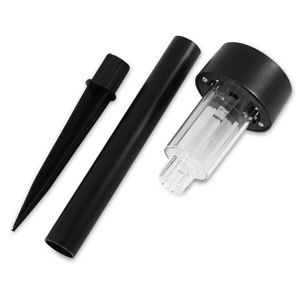 4 Pieces LED Solar Outdoor & Garden Led pathway Lights, Black Finish