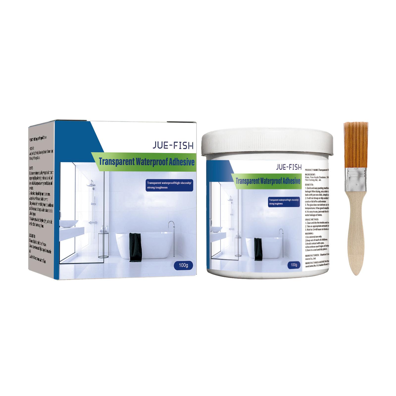 

Невидимый водостойкий клей-герметик. Надежный выбор для гидроизоляции ванной и туалета.