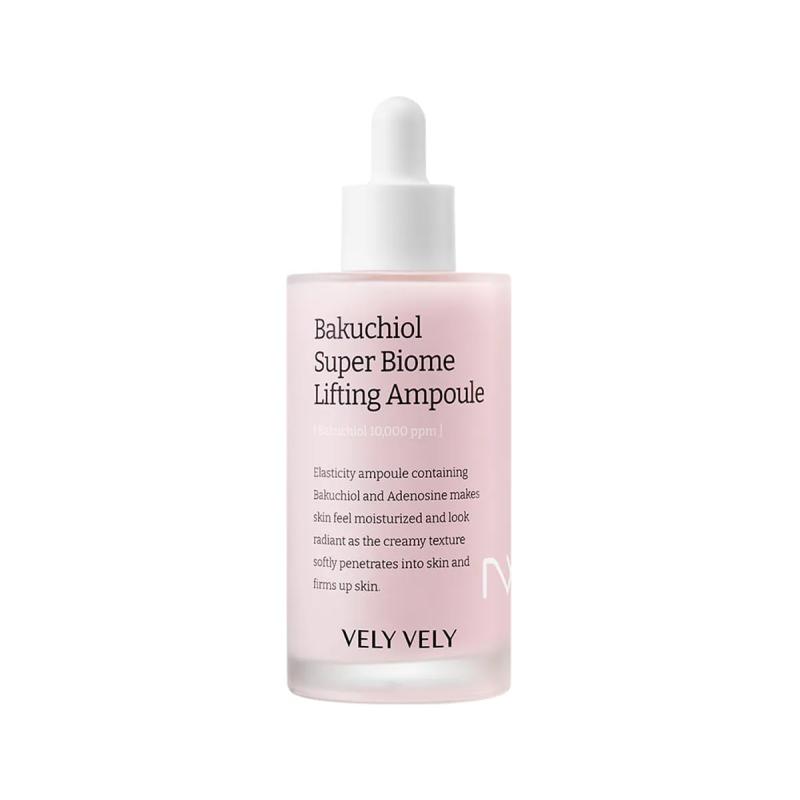 VELY VELY Bakuchiol Superbiome Lifting Ampoule | Natural Retinol Alternative & Skin Barrier Firming Serum | 100ml / 3.38 fl.oz. (Jumbo Size)
