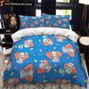 Animal Elephant Cartoon Kids Duvet Cover Queen King Twin Size Bedding Set Wildlife Comforter Cover 2/3pcs Polyester Quilt Cover