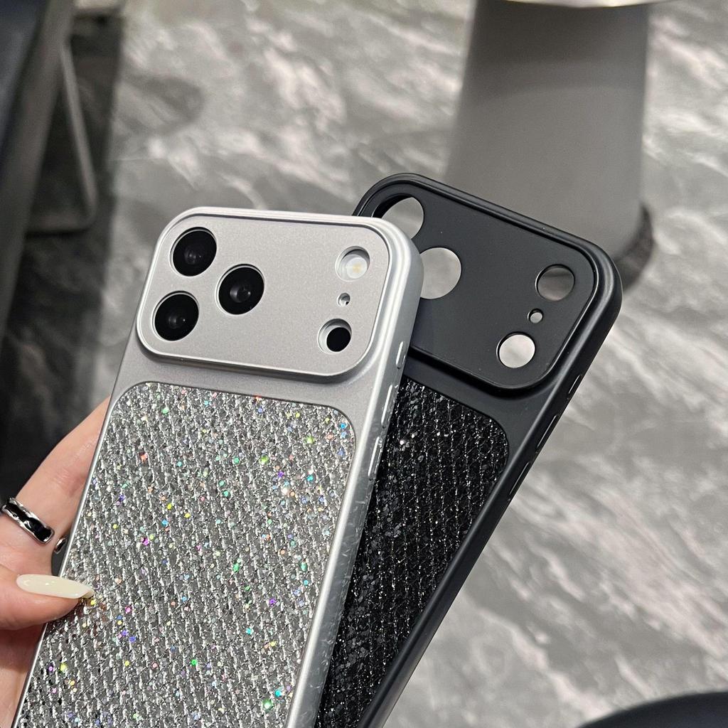 Luxusní třpytivý obal na telefon: Hodí se pro iPhone 17 Pro Max, 16e a 15
