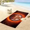 Edmonton Oilers Print Beach Towel, Large Soft Quick Dry Towel for Beach Camping Swimming