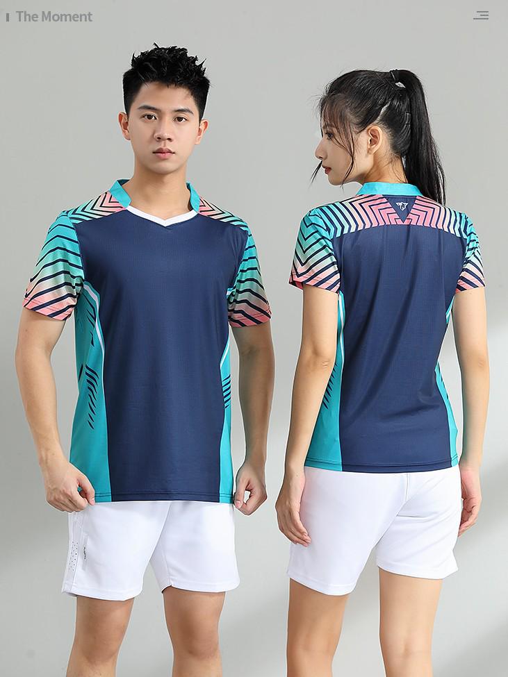 Unisex Quick-Dry Breathable Badminton Competition Top