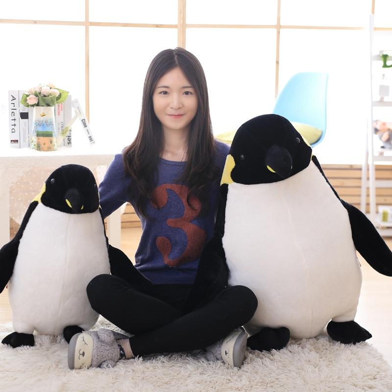 40-80cm Giant Cute Fat Penguin Plush Plush Toy Animal Penguins Doll Family Fuzzy Little Plushie for Gift