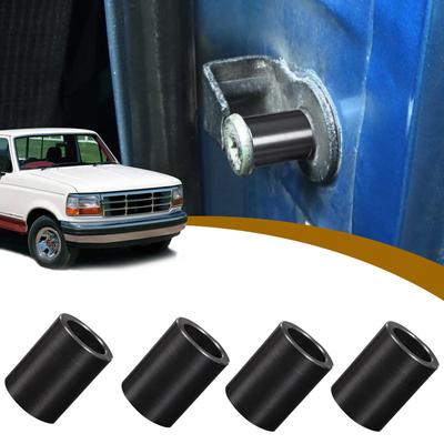 4pcs Set Door Lock Striker Bushings Anti-collision Protective Cover For Ford F100 F150 F250 F350 Bronco Mustang Ranger 1980-1996