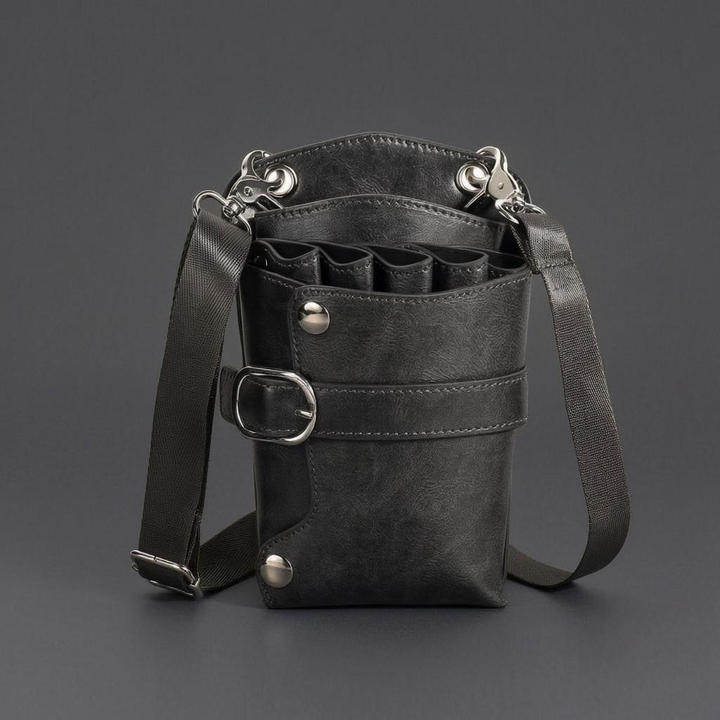 Pouch with Shoulder Belt Long-Lasting Sturdy for Hair Salon, Barbers