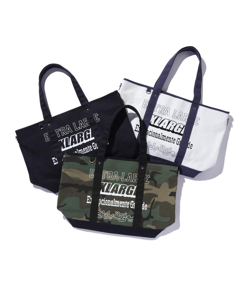 Multi Logo Tote Bag 101262053003 CAMO ONE SIZE [XLARGE]