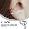 Women Ear Clip Party Wedding Girls Jewelry Decorative Decoration Sister Mother Girlfriend Friendship Sparkling Pendant