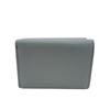 MIUMIU 5MH021 Compact wallet logo leather Tri-fold wallet blue leather Used