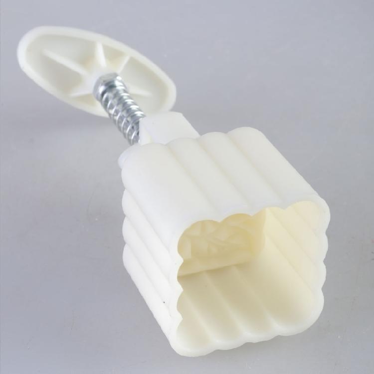 Mooncakes Mold Cookie Stamp Bean Pastes Cake Moulds with 6 Stamp ABS Plastic Pastries Mold for Baking Enthusiasts