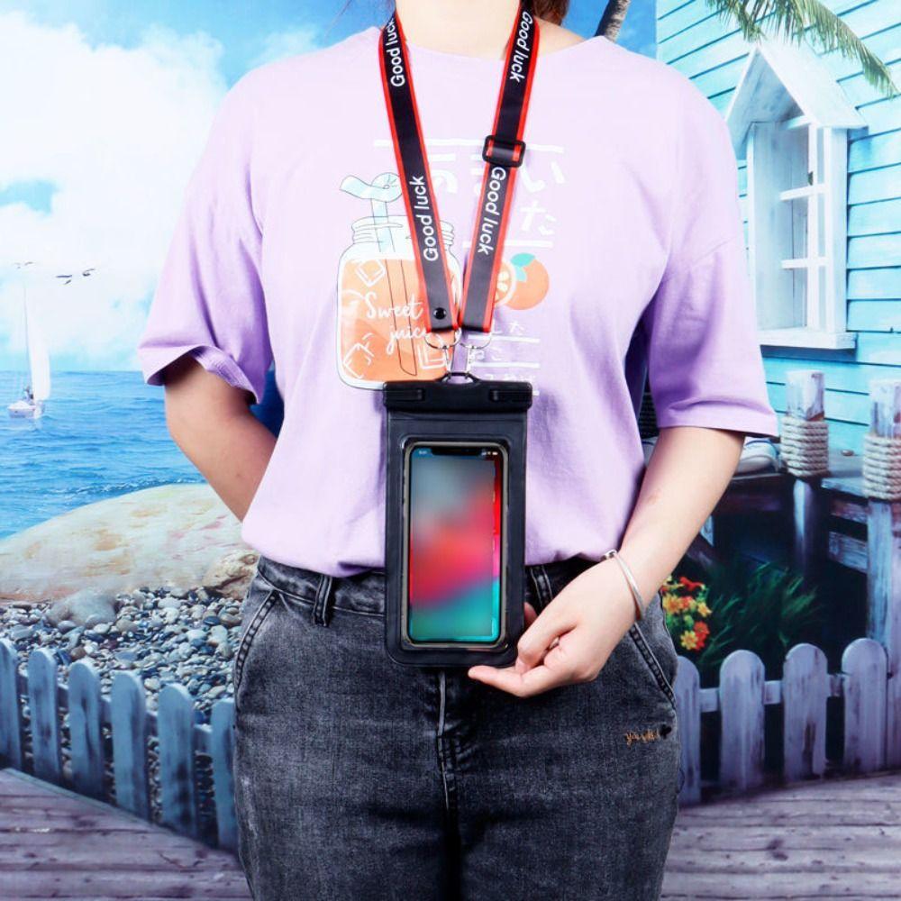 Air Bag Halter Waterproof Phone Case Universal Phone Protector Pouch Mobile Phone Bag  Underwater