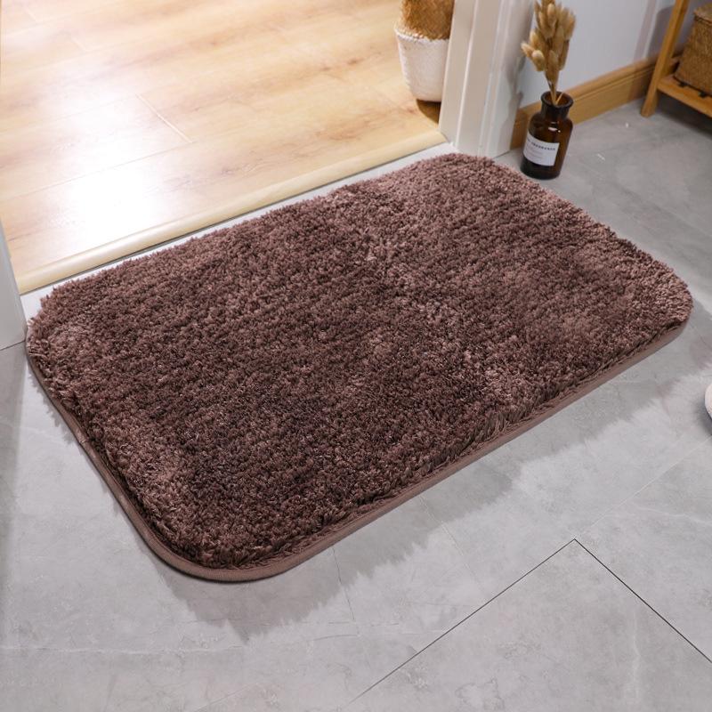 

Нескользящие высокоабсорбирующие коврики из плюша для дверей ванной комнаты, туалета и спальни 40x60 cm