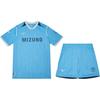 Mizuno Performance Series SS24 Comfortable Quick-Dry Versatile Short Sleeve Elastic Shorts Soccer Set Unisex Sets Victory-Blue P2CG46P2-96