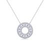 Chain Circle 925 Sterling Silver D Color VVS Clarity Design Price Moissanite Diamond Fashion Charm Necklace