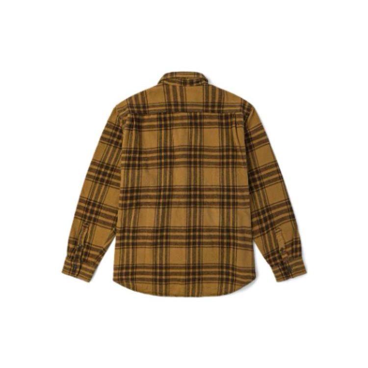 Vans Plaid Button-Down Pocket Long Sleeve Shirt Men shirts Yellow VN00006RDZ9