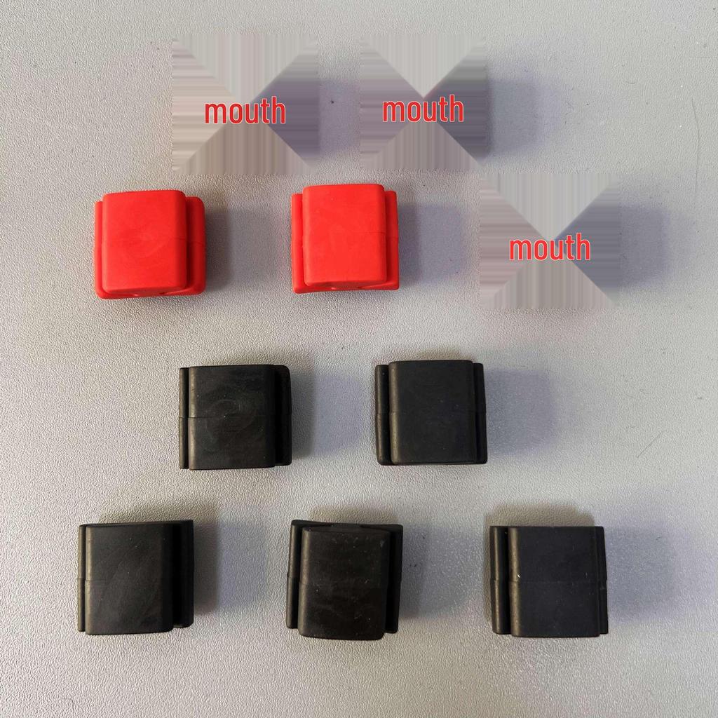 Rubber Guitar Pick Holder Cover - 5 Pack, New Square Model W010C