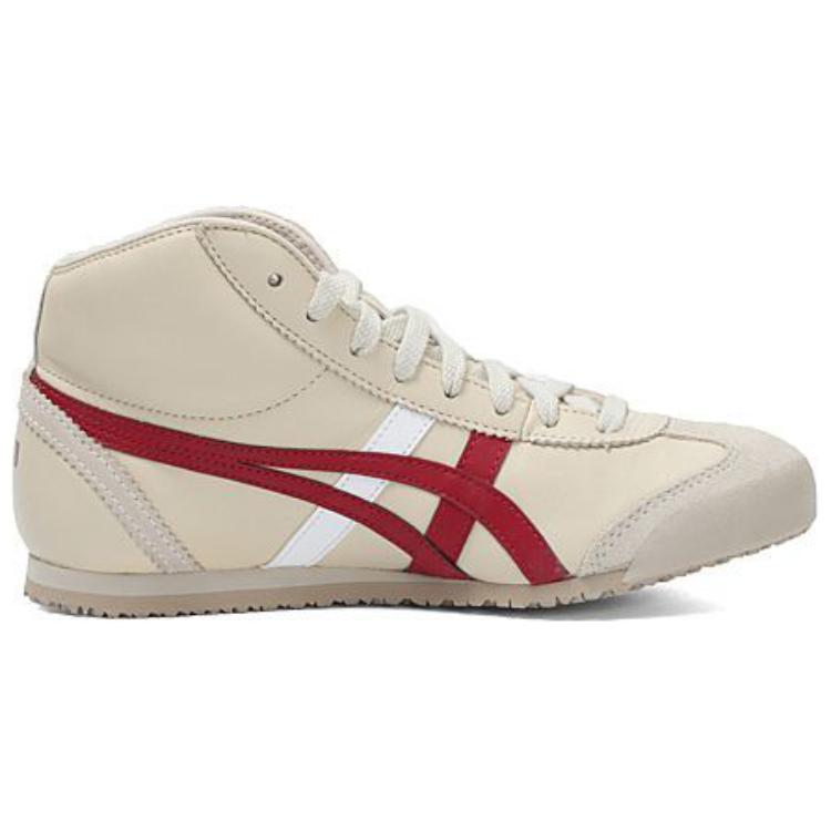 Onitsuka Tiger Mexico Mid Runner Casual Comfortable Mid-Top Sneakers Unisex Sneakers Beige HL328-0226