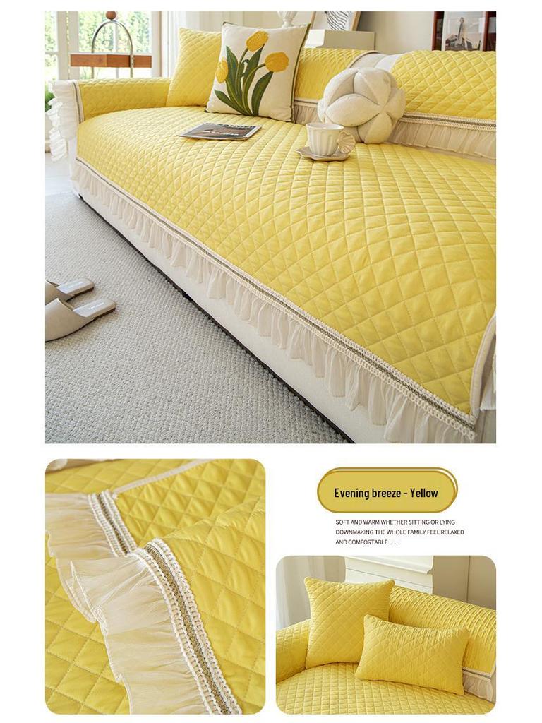 Universal Non-Slip Sofa Cover for All Seasons - French Light Design, 2026