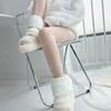 Women's Knitted Winter Warm Leg Warmers Long Socks Boot Cuffs Topper Legging Pads Knee Brace Pads Calf Warmers Sleeves