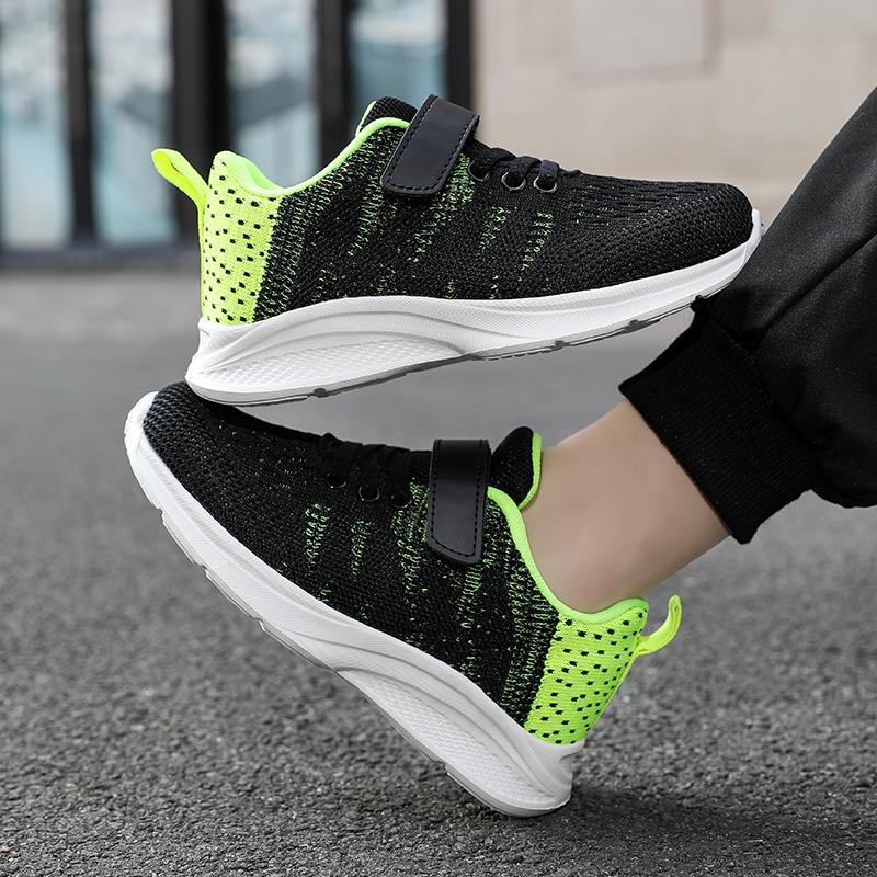 Children's Shoes Casual Shoes Parent-Child Shoes Trend Shoes Children's Trend All-Match Casual Fashion Rotating Button Shoes Basketball shoes