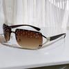 Frameless Rhinestone-studded Sunglasses, Stylish Sunglasses for Women, Personalized Sun Protection and UV Protection Glasses