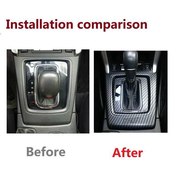 Subaru Forester 13-18 Schaltknaufblende aus Kohlefaser