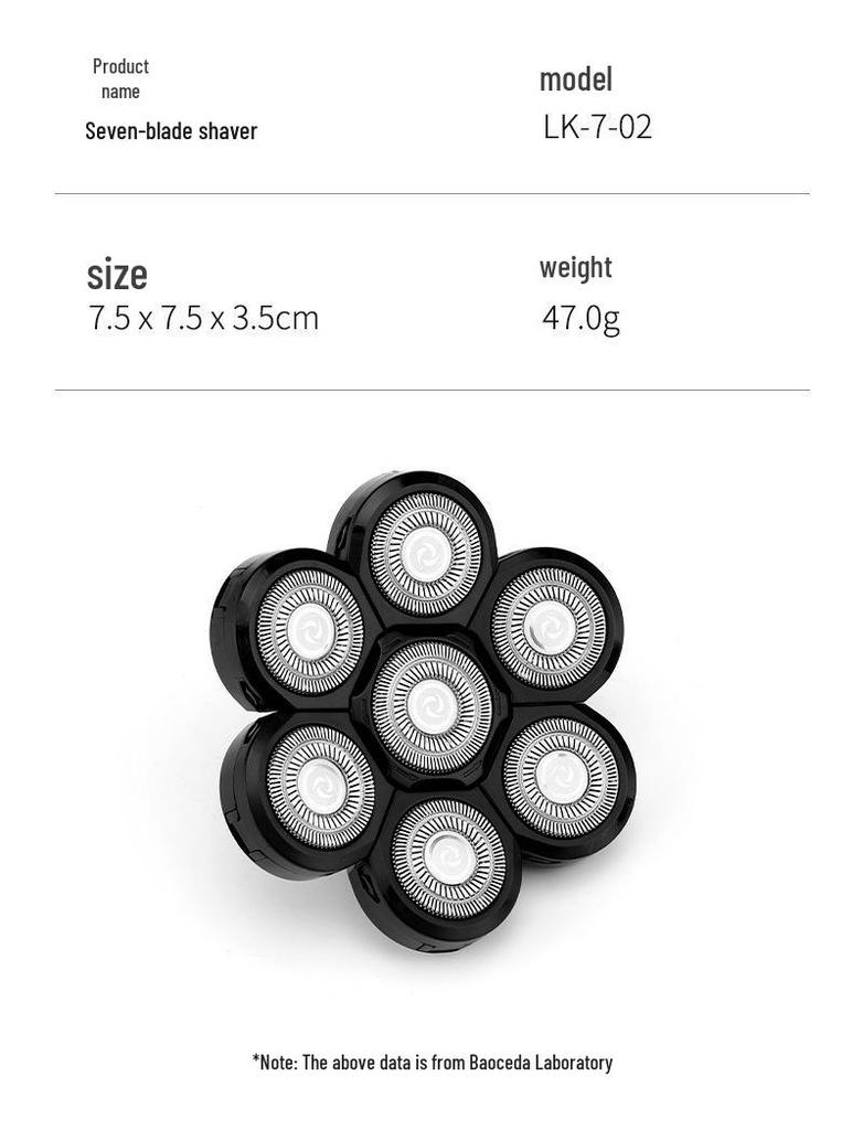 Lico Nine-Blade Spare Blade Hair Clipper for Bald Heads