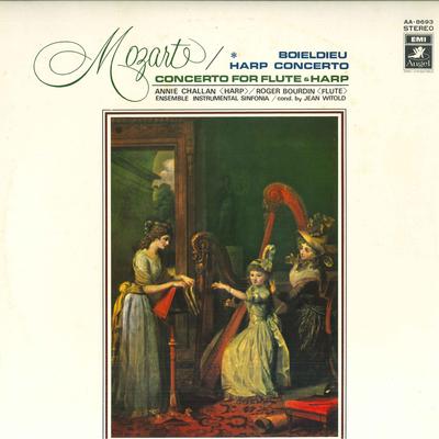 Płyta LP BOIELDIEU, MOZART, ANNIE CHALLAN, R - Koncert na harfę / Koncert na flet AA8693PROMO ANGEL Japonia Klasyczna Używana