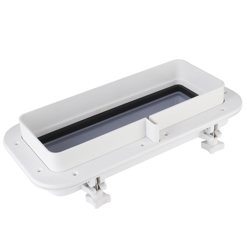 400x200 Rectangular Porthole Anti Ultraviolet Portlight Window Port Hole Glass for Marine Boat Yacht