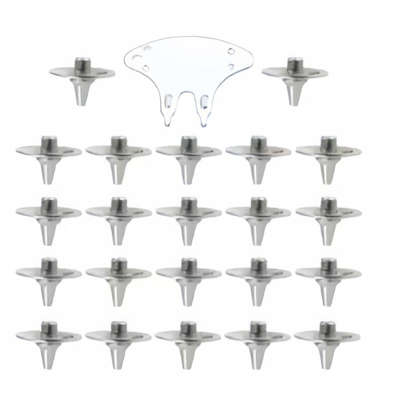 Professioneller Cricketschuhstollen mit Installationswerkzeug Einschraubbare Cricketspikes Ersatz Universelle Cricketschuhspikes