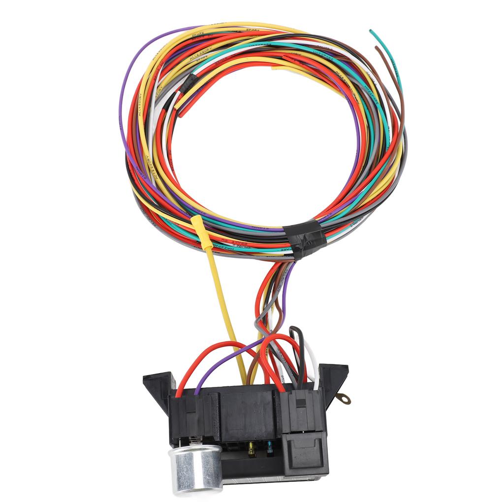 8 Circuit Wire Harness Safe Heat Resistant Stable Reliable 8 Circuit Harness Kit For Rat Rods Sand Cars
