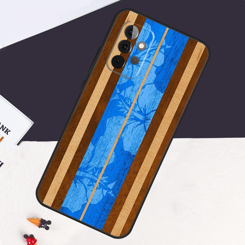 Hibiscus Retro Hawaiian Flower Case For Samsung Galaxy A05 A06 A26 A16 A56 A36 A22 A32 A52 A54 A34 A14 A55 A15 A53 A33 A35