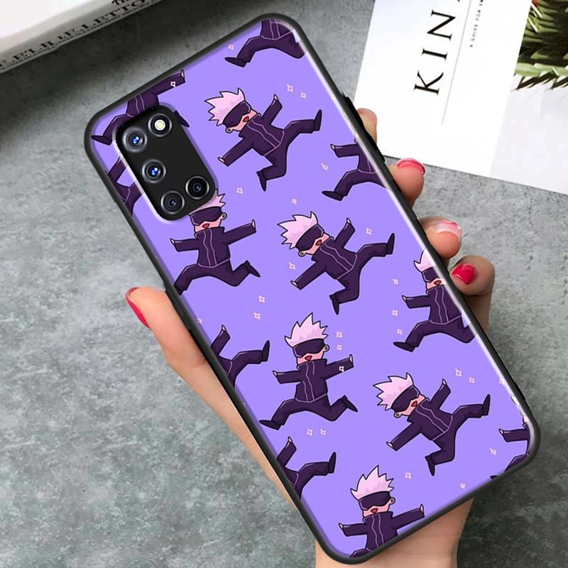 

Аніме-чохол Jujutsu Kaisen Gojo Satoru для OPPO Reno 5 Lite 2Z 2F A15 A52 A72 A92 A83 A54 A74 A94 A5 A9 A31 A53S 2020 Coque OPPO Reno5 Lite