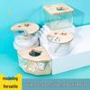 Golden Hamster Acrylic Bathhouse: Large Dual-Use Transparent Bathroom & Sand Basin