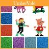 5mm Plastic Beads 1000pc Diy 3d Puzzle Kit For Kids Creative Craft Activity Toy