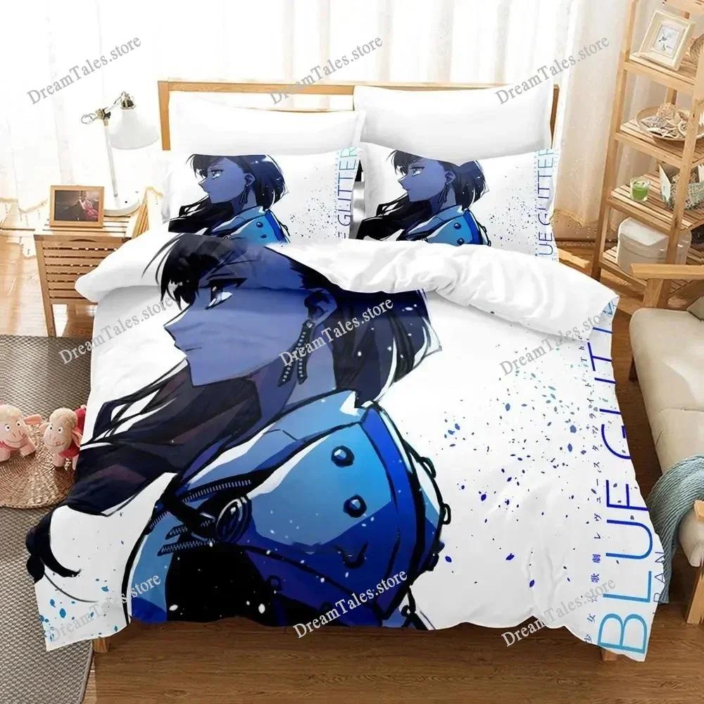 3D Printed Anime Revue Starlight Bedding Set Duvet Cover Bedroom Comforter Single Twin King _Size Quilt Cover Home Textiles
