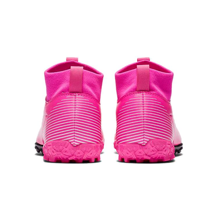 Nike Mercurial Superfly 7 Slip Resistant Cushioning Abrasion Resistant Mid Top Kids' Soccer Shoes Pink Kids' DB5616-611