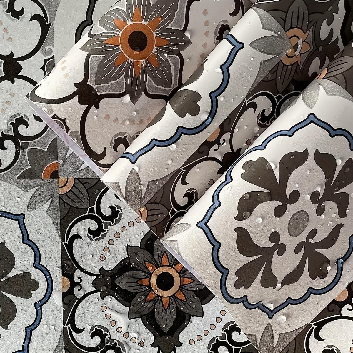 

American Plaid Wall sticker Kitchen Oil-proof Waterproof Sticker Bedroom Living Room Background Wall Self-adhesive Removable 40CMX100cm