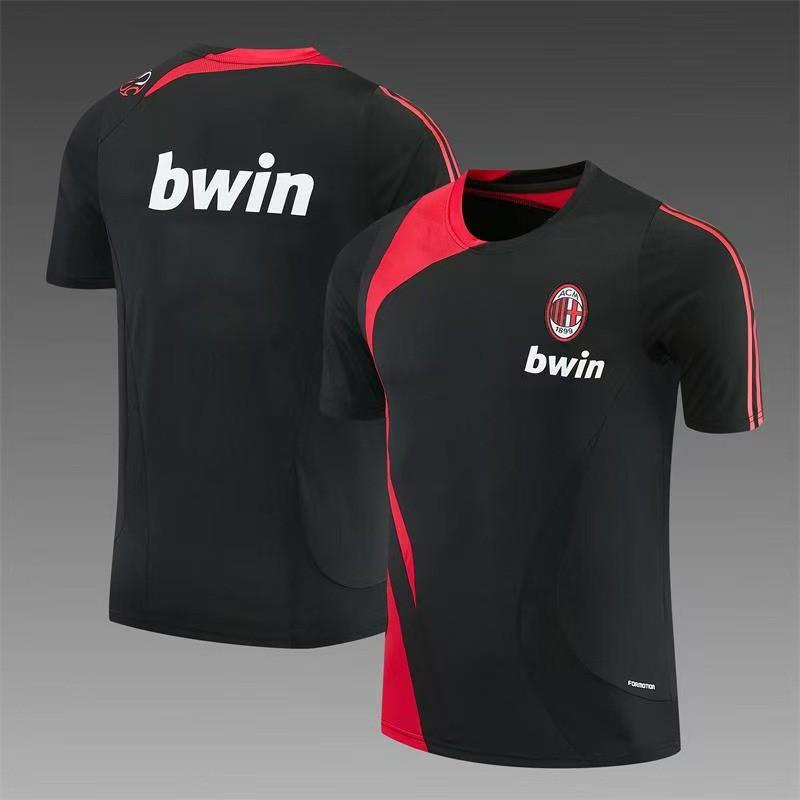 Retro Football Training Jersey Long Short Sleeve Team Sports Shirt Men Women
